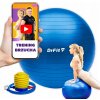 Gymnastická lopta DrFit Fitness s pumpou 65 cm modrá Gymnastická lopta DrFit Fitness s pumpou 65 cm modrá