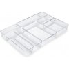 Emuca Organizér do kúpeľňovej zásuvky CUBE - 8 boxov / Transparent Emuca Organizér do kúpeľňovej zásuvky CUBE - 8 boxov / Transparent