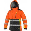 CXS Bunda CXS BENSON, výstražná, zateplená, oranžovo-čierna,, Veľkosť XL CXS Bunda CXS BENSON, výstražná, zateplená, oranžovo-čierna,, Veľkosť XL