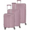 Travelite Elvaa 4w S,M,L Rosé 41 l 77 l 102 L TRAVELITE-76340-13