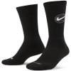 Nike Everyday Crew Basketball Socks 3 Pair Čierna