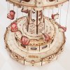 ROBOTIME Roker Svítící 3D drevené puzzle Hracia skrinka: Retiazkový kolotoč 289 ks ROBOTIME Roker Svítící 3D drevené puzzle Hracia skrinka: Retiazkový kolotoč 289 ks