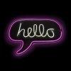2Kids Toys LED NEON LIGHT lampička hello 2Kids Toys LED NEON LIGHT lampička hello