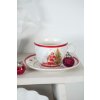 Isabelle Rose - Kávová šálka s podšálkou 250 ml - Happy Santa Isabelle Rose - Kávová šálka s podšálkou 250 ml - Happy Santa