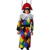 Sádrová marioneta Harlekýn, 20 cm Sádrová marioneta Harlekýn, 20 cm