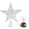 LED svetelná hviezda na stromček, studená biela, strieborné trblietky, rôzne veľkosti Velikost (cm): 40cm LED svetelná hviezda na stromček, studená biela, strieborné trblietky, rôzne veľkosti Velikost (cm): 40cm
