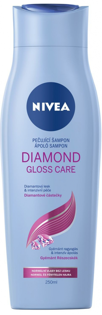Nivea Hair Care Diamonds Gloss šampón pre oslňujúci lesk 250 ml