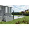 Záhradný box na podušky Biohort LoungeBox 160, 160x70x83,5 cm sivý metalický Záhradný box na podušky Biohort LoungeBox 160, 160x70x83,5 cm sivý metalický