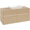 VILLEROY & BOCH Collaro závesná skrinka pod umývadlo na dosku (umývadlo v strede), 4 zásuvky, s LED osvetlením, 1200 x 500 x 548 mm, Nordic Oak, C112B0VJ VILLEROY & BOCH Collaro závesná skrinka pod umývadlo na dosku (umývadlo v strede), 4 zásuvky, s LED osvetlením, 1200 x 500 x 548 mm, Nordic Oak, C112B0VJ