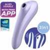 Stimulátor klitorisu Dual Pleasure Mauve s aplikáciou Satisfyer Stimulátor klitorisu Dual Pleasure Mauve s aplikáciou Satisfyer