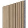 Wall Concept akustický panel Dub Butterscotch, sivý filc + MDF, 2750 x 604 x 21 mm 1,66m²