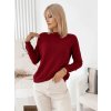 Fashionweek Dámsky sveter s okrúhlym výstrihom UB-HARTFIELD Farba: Vínové, Veľkosť: Universal Fashionweek Dámsky sveter s okrúhlym výstrihom UB-HARTFIELD Farba: Vínové, Veľkosť: Universal
