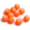 Pogumované sklenené neon korálky 10mm 1ks oranžová (otvor 1mm) Pogumované sklenené neon korálky 10mm 1ks oranžová (otvor 1mm)