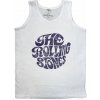 The Rolling Stones Vintage 70s Logo Biela The Rolling Stones Vintage 70s Logo Biela
