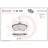 Sada brzdových platničiek, vždy 4 kusy v sade BREMBO P 85 042 (P85042) Sada brzdových platničiek, vždy 4 kusy v sade BREMBO P 85 042 (P85042)