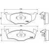 Sada brzdových platničiek kotúčovej brzdy BREMBO P 85 031 Sada brzdových platničiek kotúčovej brzdy BREMBO P 85 031