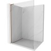 Mexen Kioto L, sprchová zástena Walk-In 110 x 200 cm, 8mm číre sklo, ružové zlato profil, 800-110-103-60-00 Mexen Kioto L, sprchová zástena Walk-In 110 x 200 cm, 8mm číre sklo, ružové zlato profil, 800-110-103-60-00