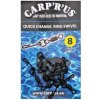 Carp ´R´ Us Obratlík Quick Change Ring Swivel veľ.8 8 ks