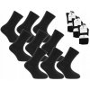 Moraj 9 x detské ponožky dlhé bavlnené ponožky čierne