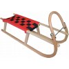 Sulov Drevené sane SULOV TATRA, 120 cm, červeno-čierne Sulov Drevené sane SULOV TATRA, 120 cm, červeno-čierne