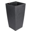 Delto Stone samozavlažovací kvetináč 25 x 46 cm antracitová Delto Stone samozavlažovací kvetináč 25 x 46 cm antracitová