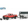 Bruder 02501 Volný čas - RAM 2500 s vlekem na přepravu koní + 1 kůň Bruder 02501 Volný čas - RAM 2500 s vlekem na přepravu koní + 1 kůň