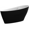 Besco Keya Black&White voľne stojaca vaňa 165x70, WAM-165-KBW Besco Keya Black&White voľne stojaca vaňa 165x70, WAM-165-KBW