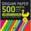 Origami Paper 500 sheets Vibrant Colors 6 Origami Paper 500 sheets Vibrant Colors 6
