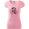 Cyklo kostra - Dámske tričko Pure - 3XL ( Ružová ) Cyklo kostra - Dámske tričko Pure - 3XL ( Ružová )