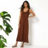 Midi šaty s macramé čokoládová 052 Blancheporte Midi šaty s macramé čokoládová 052 Blancheporte