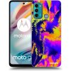 Picasee silikónový čierny obal pre Motorola Moto G60 - Burn Picasee silikónový čierny obal pre Motorola Moto G60 - Burn