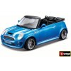 Bburago Mini Cooper S Cabriolet metalíza modrá 1:32