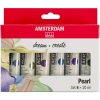 Súprava akrylových farieb Amsterdam Standard Pearl 6 x 20 ml Súprava akrylových farieb Amsterdam Standard Pearl 6 x 20 ml