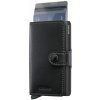 Kožená peňaženka SECRID Miniwallet Original Black Powdercoat čierna Kožená peňaženka SECRID Miniwallet Original Black Powdercoat čierna