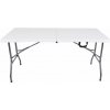 ROJAPLAST DS-CZ152 Catering Campingový skládací stůl, 152 x 70 cm, ocelový, bílý