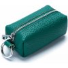 Kožený prívesok na kľúče so zipsom zelený Kožený prívesok na kľúče so zipsom zelený