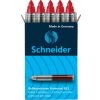 Schneider Náplň pre rollery Cartridge 852 0,6 mm/5 ks - červená