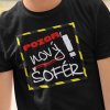 Tričko s potlačou POZOR NOVÝ ŠOFÉR Pánsky Čierna M Tričko s potlačou POZOR NOVÝ ŠOFÉR Pánsky Čierna M