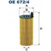Olejový filter FILTRON OE 672/4 Olejový filter FILTRON OE 672/4