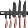 Sada kuchynských nožov s magnetickou lištou 6 dielna Berlingerhaus I-Rose Edition BH-2538A Sada kuchynských nožov s magnetickou lištou 6 dielna Berlingerhaus I-Rose Edition BH-2538A