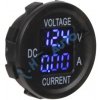 Digitálny ampérmeter a voltmeter 5-48V modrý Digitálny ampérmeter a voltmeter 5-48V modrý