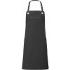 Premier Workwear Zástera z recyklovaného materiálu a biobavlny PR121 Black 86 x 72 cm