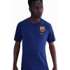 Nike Tričko BARCELONA FC Crest modré velikost: S Nike Tričko BARCELONA FC Crest modré velikost: S