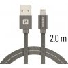 Swissten 71523302 USB / Lightning, 2m, šedý Swissten 71523302 USB / Lightning, 2m, šedý