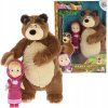 Masha Doll Teddy Bear Set 2in1 Misza Simba