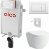 Alcadrain Set modul na stenu, WC Pro, sedadlo s tlačidlom, biela M270 KAE063 1 set Alcadrain Set modul na stenu, WC Pro, sedadlo s tlačidlom, biela M270 KAE063 1 set