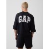 GAP Oversize tričko s logom Čierna XL GAP Oversize tričko s logom Čierna XL