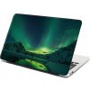 Sablio Samolepka na notebook Zelená žiara - 38x26 cm Sablio Samolepka na notebook Zelená žiara - 38x26 cm