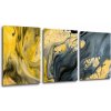 Impresi Obraz Abstraktný žlto sivý - 150 x 70 cm (3 dielny) Impresi Obraz Abstraktný žlto sivý - 150 x 70 cm (3 dielny)