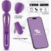 InToYou App Series Salma Flipping Tongue Wand with App Purple InToYou App Series Salma Flipping Tongue Wand with App Purple